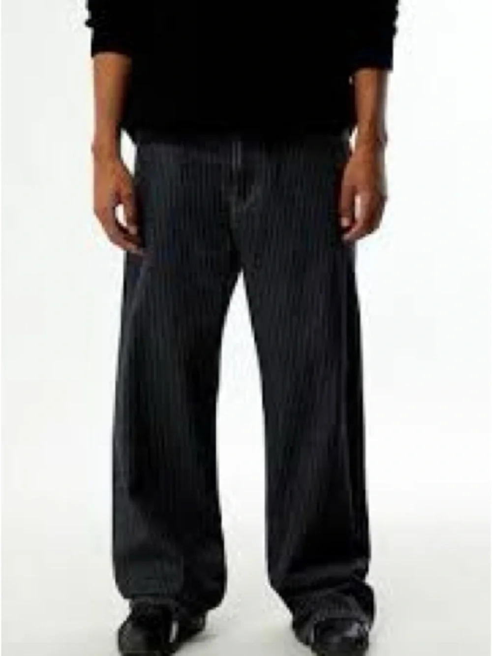 PacSun Men's Dark Gray Corduroy Dylan Baggy Pants - Picture 2 of 12